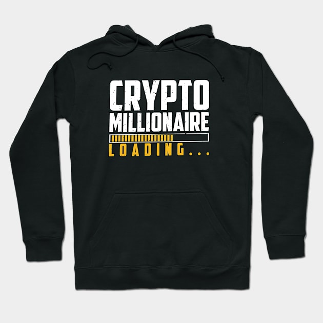 crypto millionaire loading Hoodie by kakimonkey